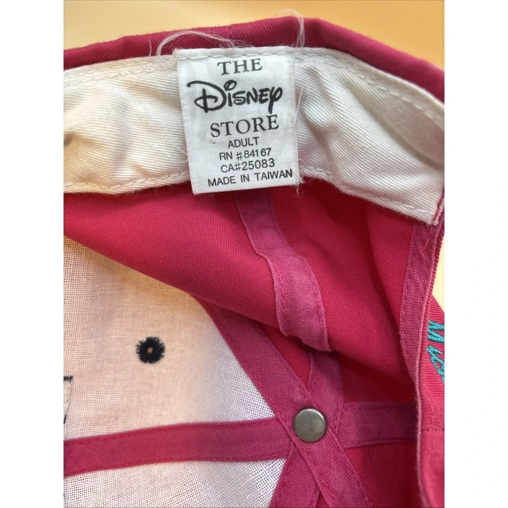 Vintage 90s Mickey Mouse Disney Pink Blue Snapback Hat Cap Adult